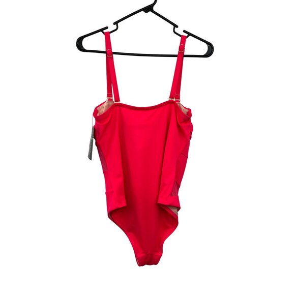 Swimsuits for All One Piece Womens 18 NEW No Tags Bright Pink 66-0141-3 Summer - Picture 2 of 14